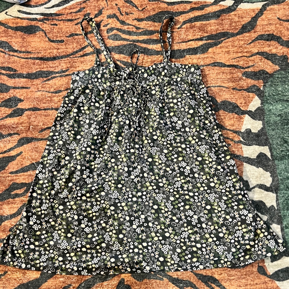 Natural Life Black Floral Dress